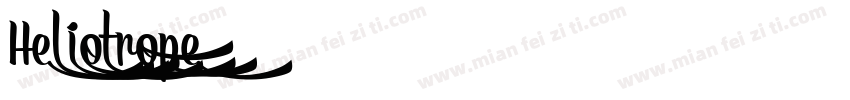 Heliotrope 8字体转换